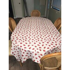 Strawberry table cloth